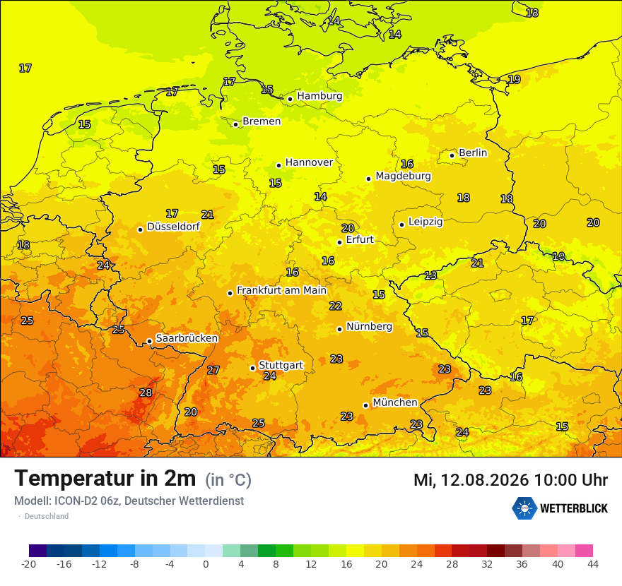 Wetterbild ICON-D2