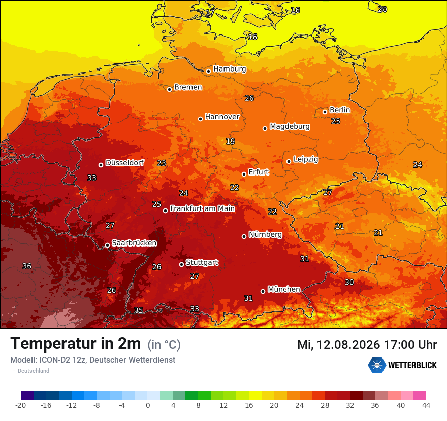 Wetterbild ICON-D2