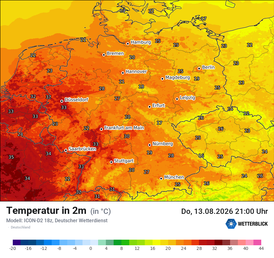 Wetterbild ICON-D2