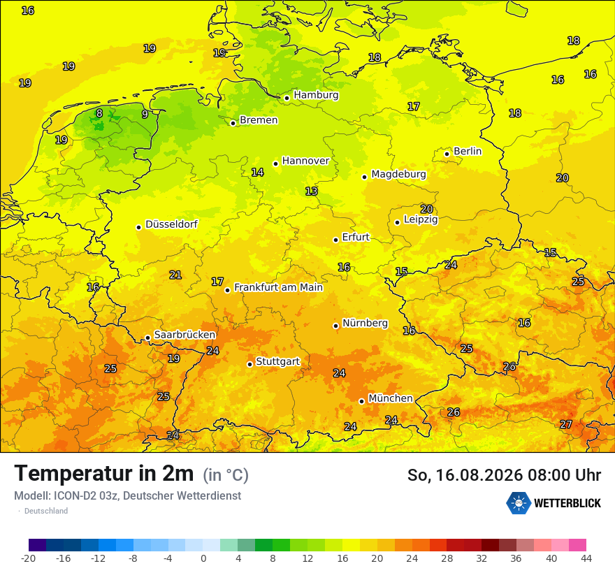 Wetterbild ICON-D2