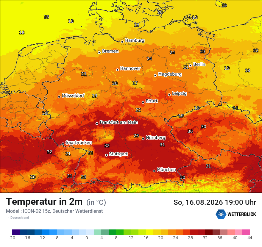 Wetterbild ICON-D2