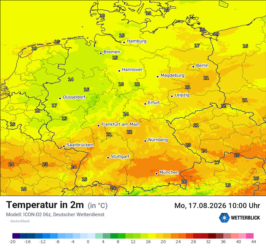 Wetterbild ICON-D2