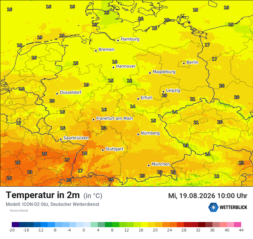 Wetterbild ICON-D2