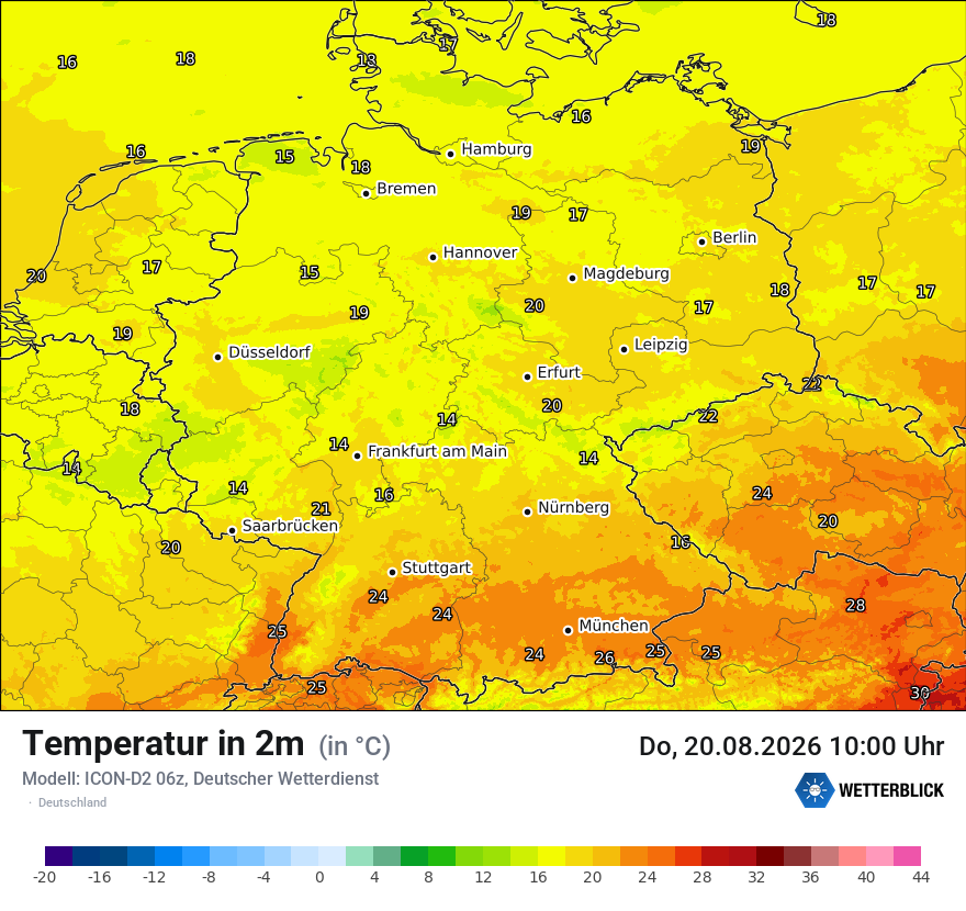Wetterbild ICON-D2