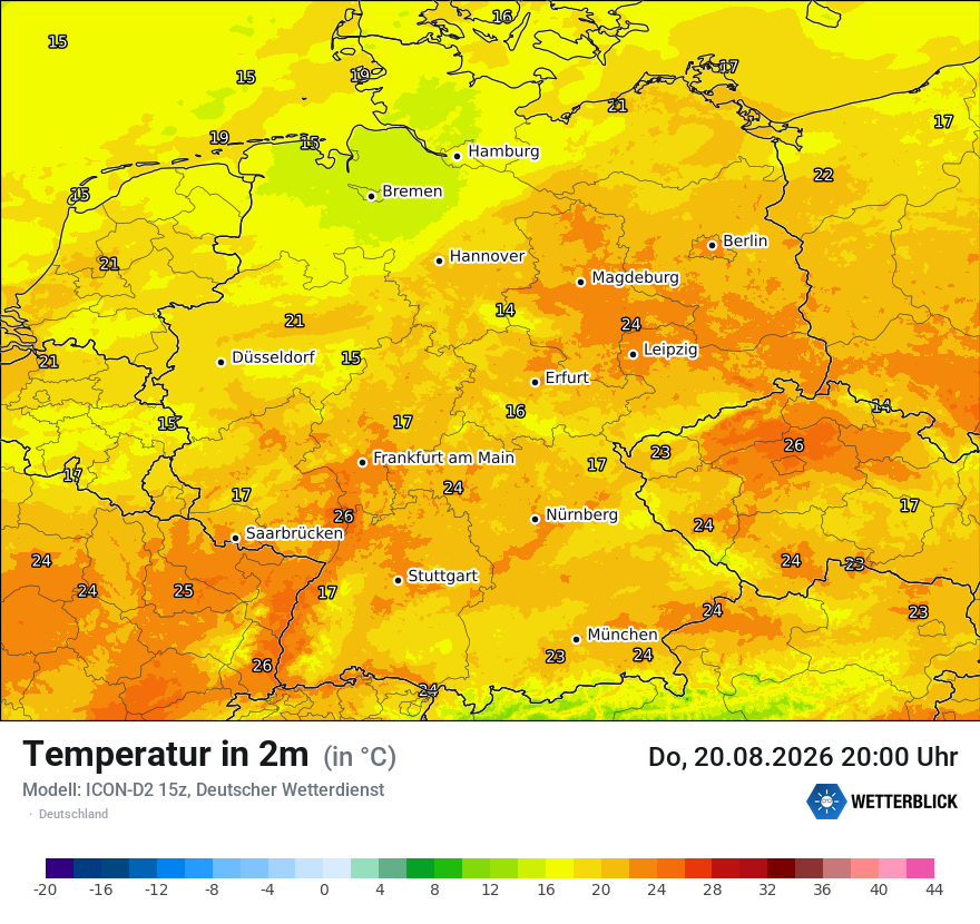 Wetterbild ICON-D2