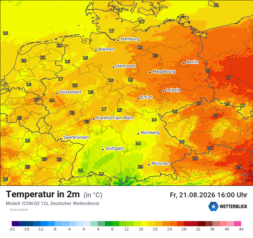 Wetterbild ICON-D2