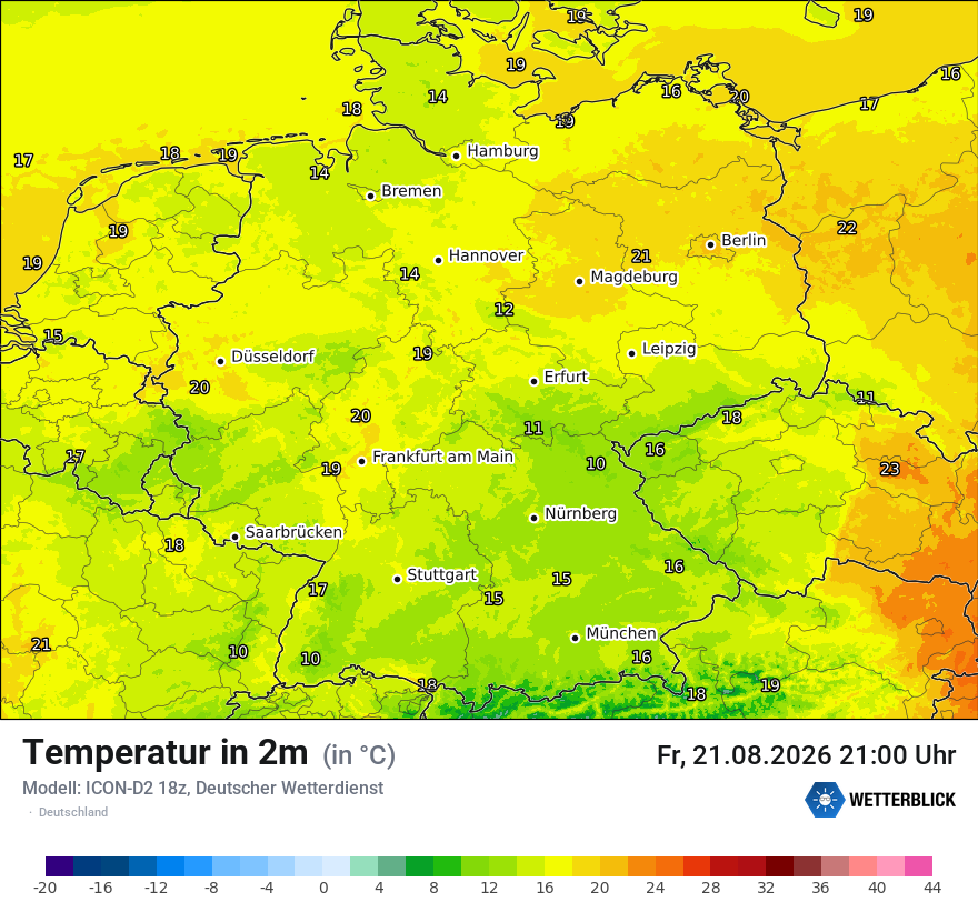 Wetterbild ICON-D2