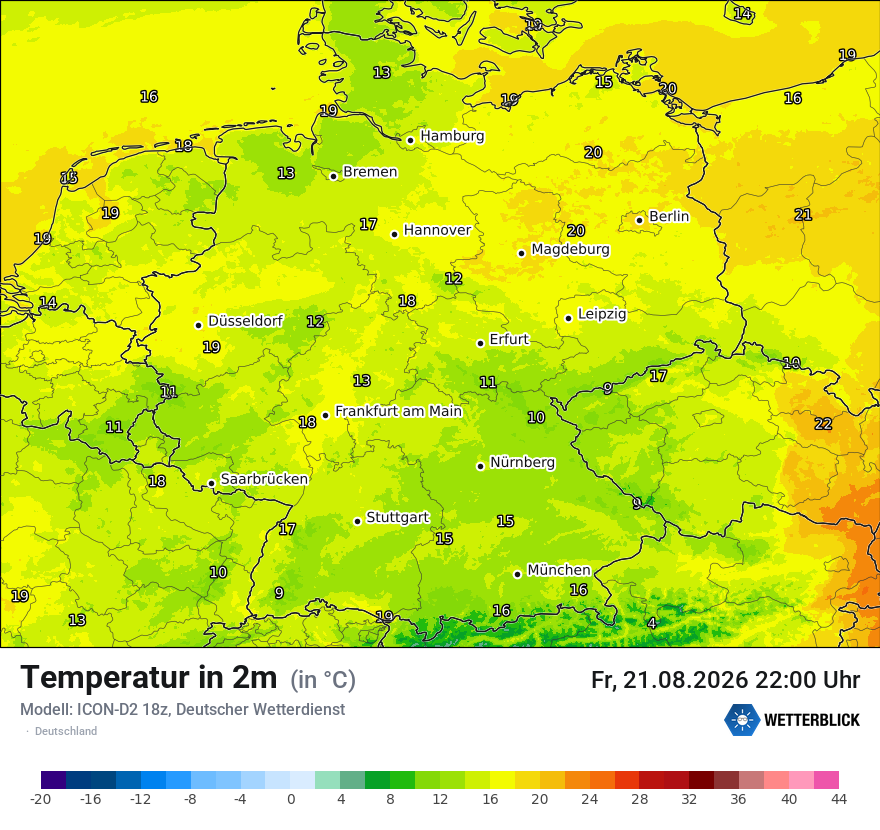 Wetterbild ICON-D2