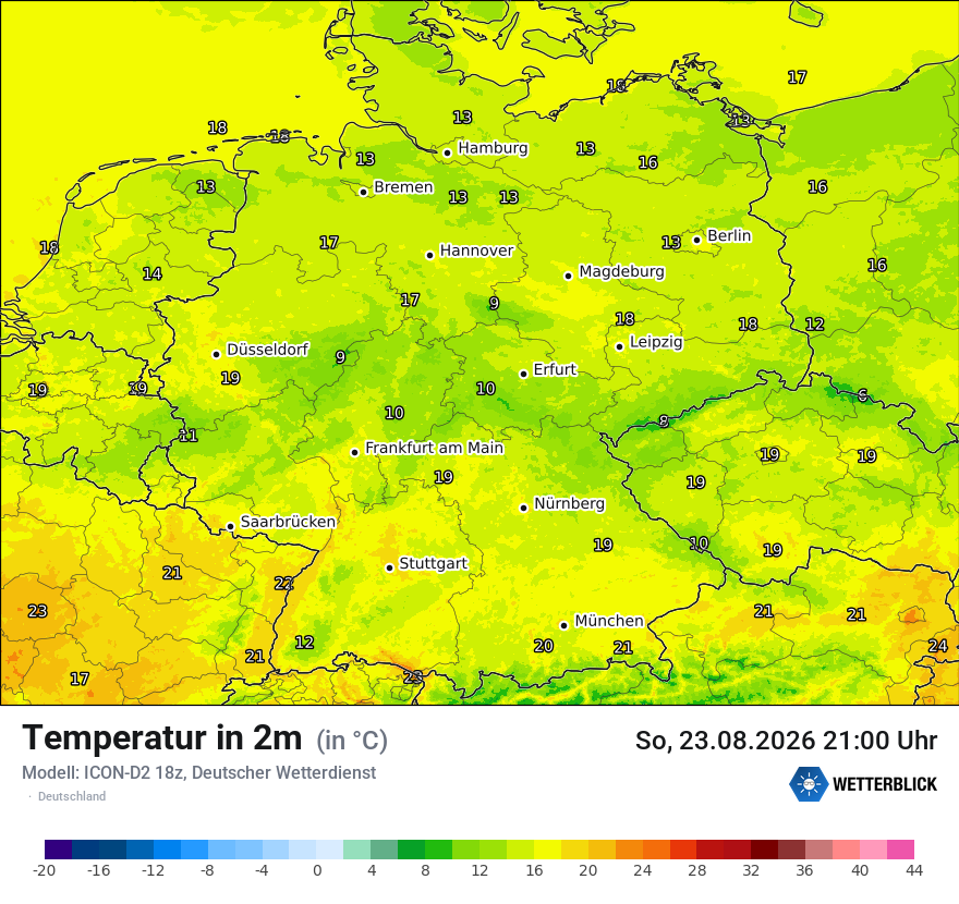 Wetterbild ICON-D2