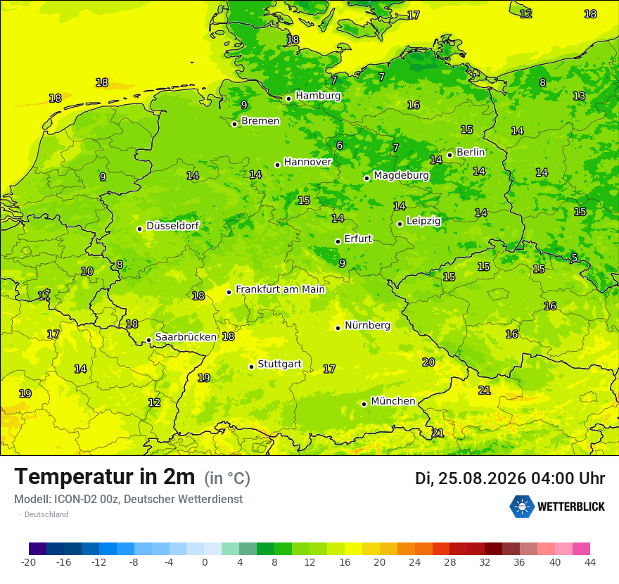 Wetterbild ICON-D2