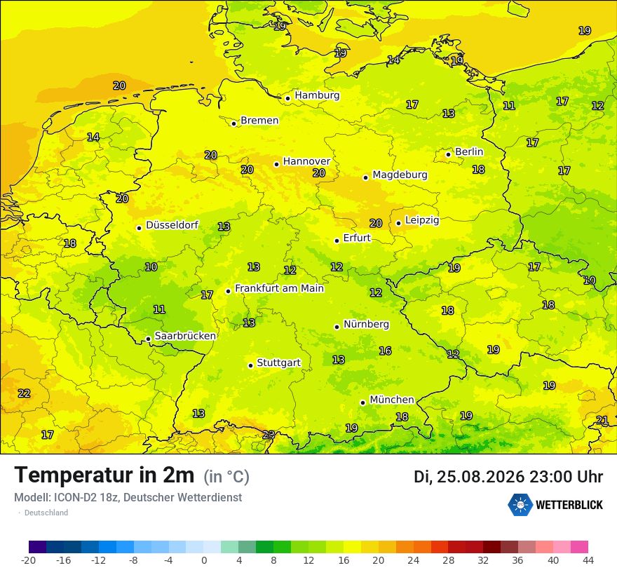 Wetterbild ICON-D2