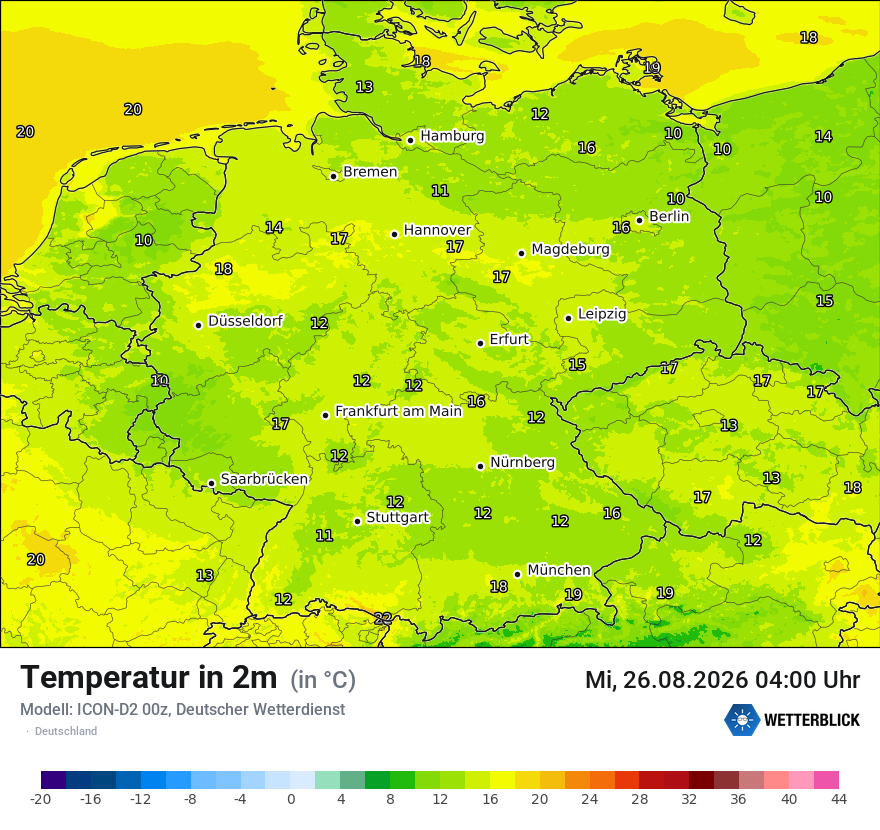 Wetterbild ICON-D2