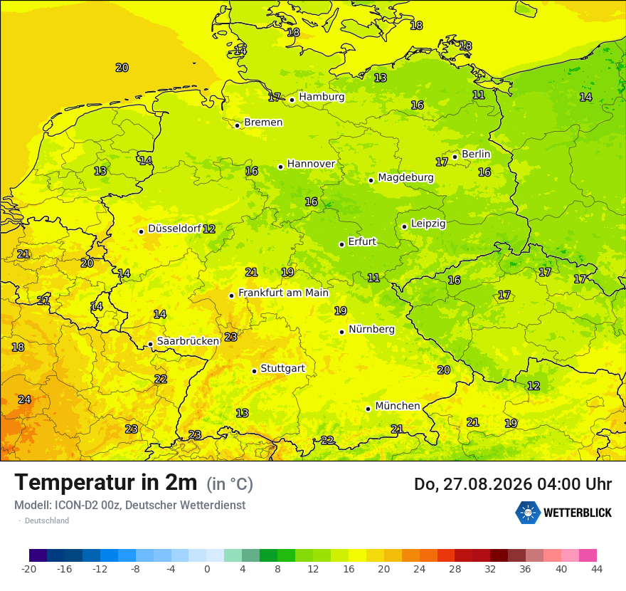 Wetterbild ICON-D2