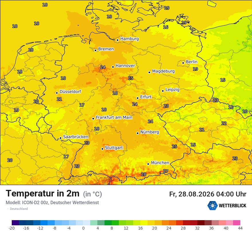Wetterbild ICON-D2