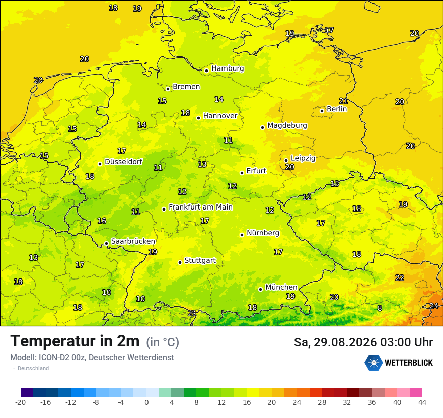 Wetterbild ICON-D2
