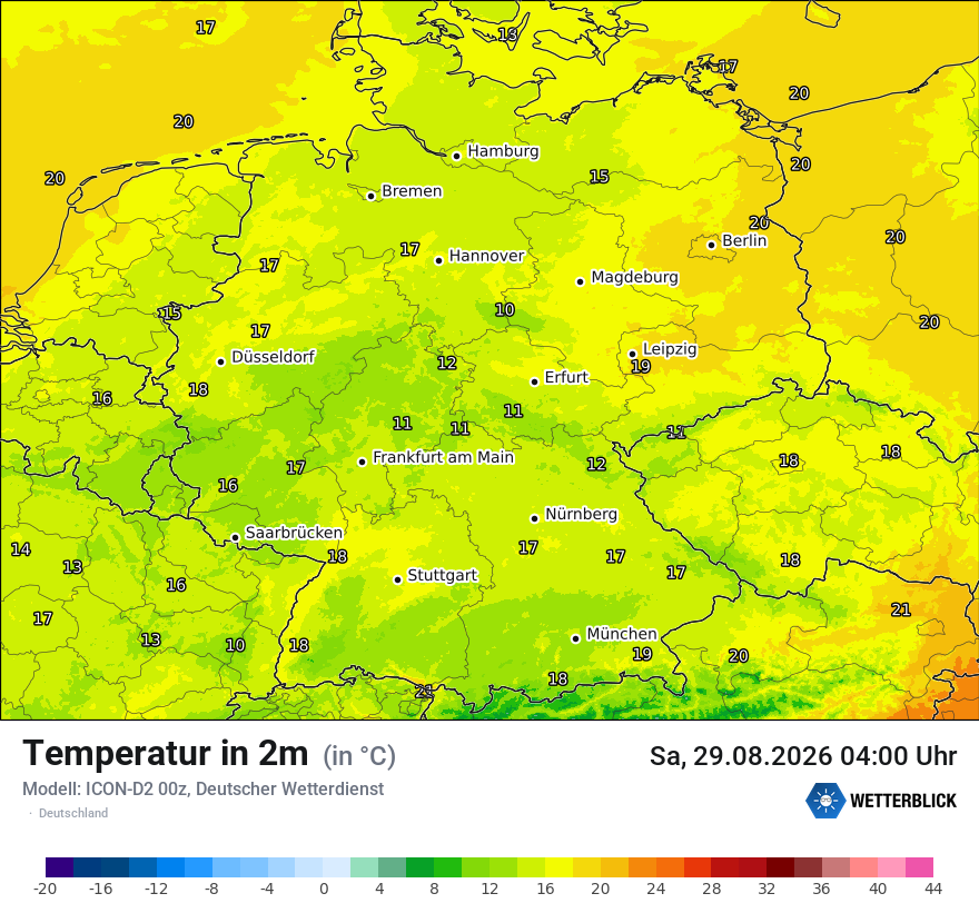 Wetterbild ICON-D2