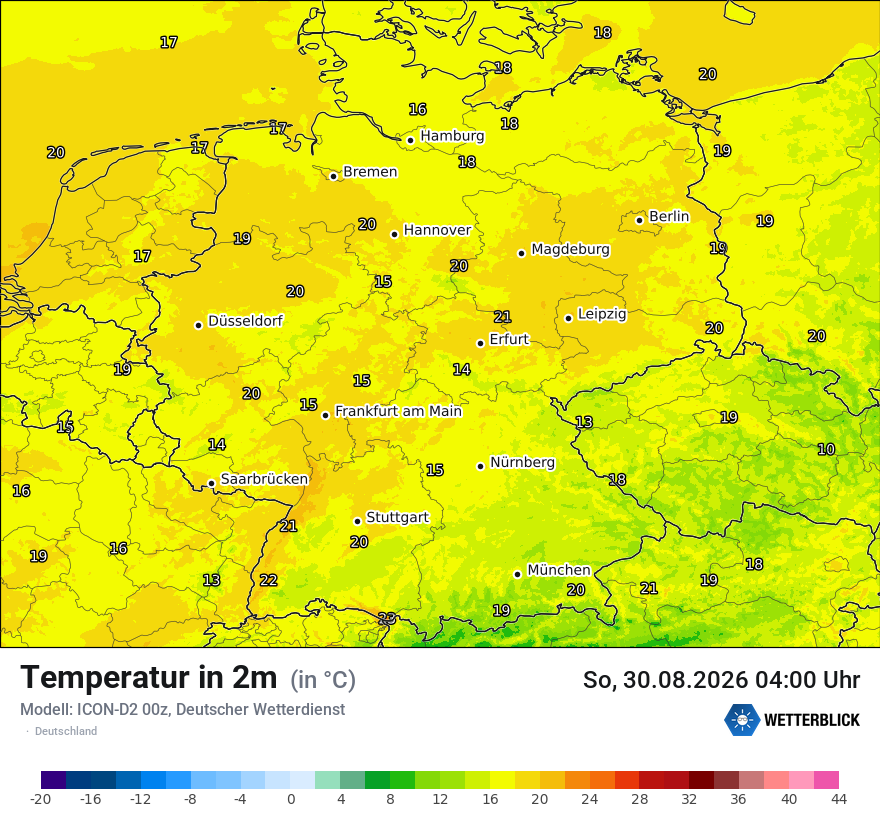 Wetterbild ICON-D2