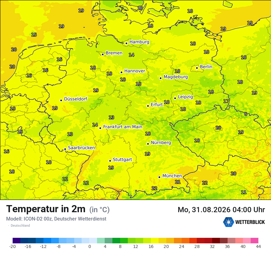 Wetterbild ICON-D2