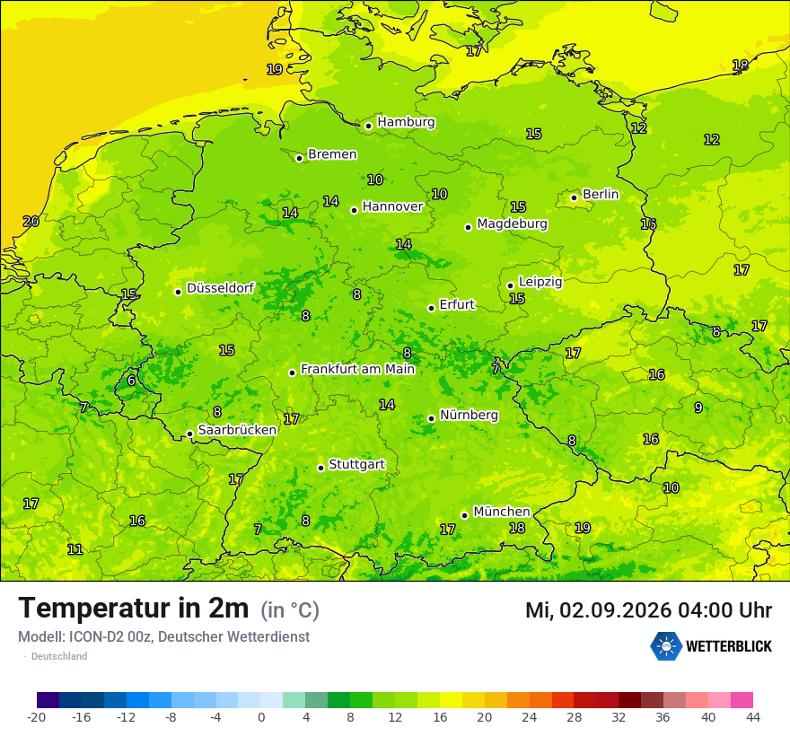 Wetterbild ICON-D2