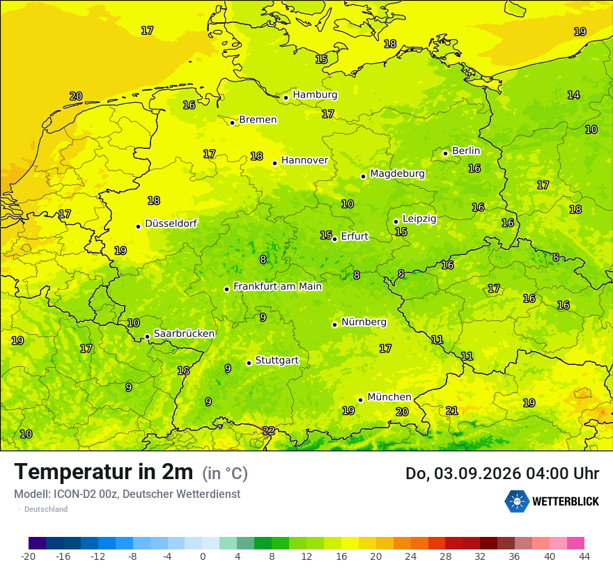 Wetterbild ICON-D2