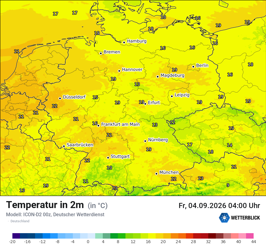 Wetterbild ICON-D2