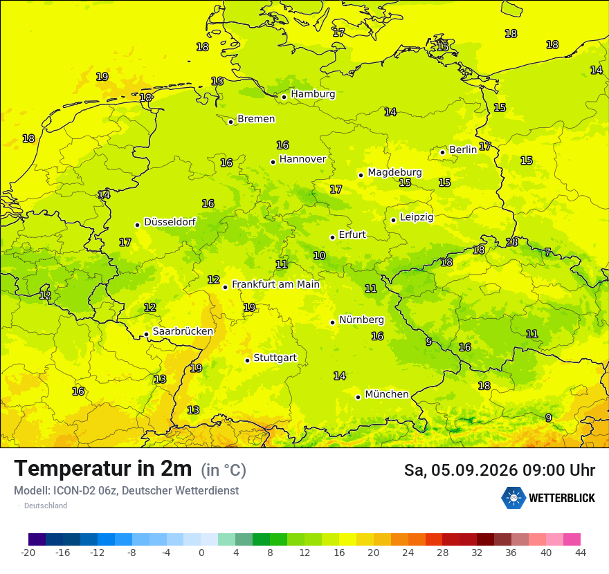 Wetterbild ICON-D2