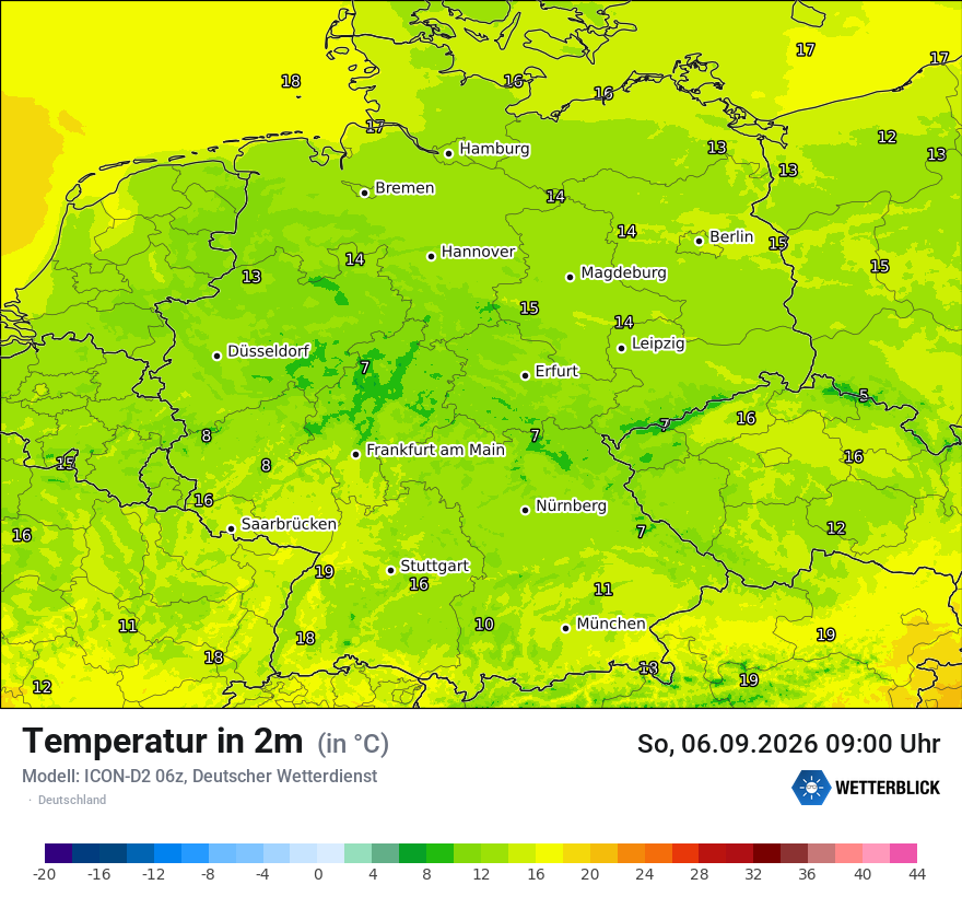 Wetterbild ICON-D2