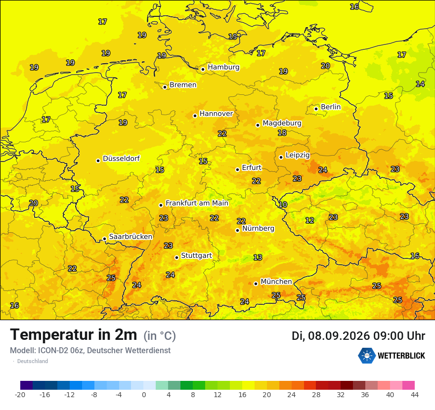 Wetterbild ICON-D2
