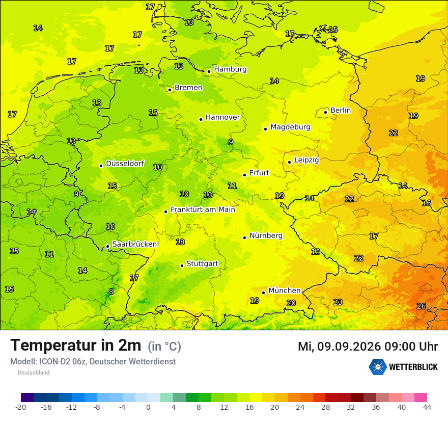 Wetterbild ICON-D2