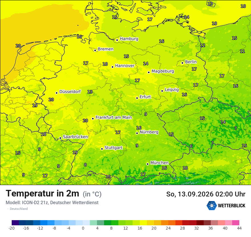 Wetterbild ICON-D2