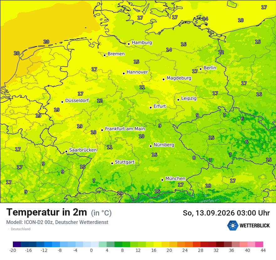 Wetterbild ICON-D2