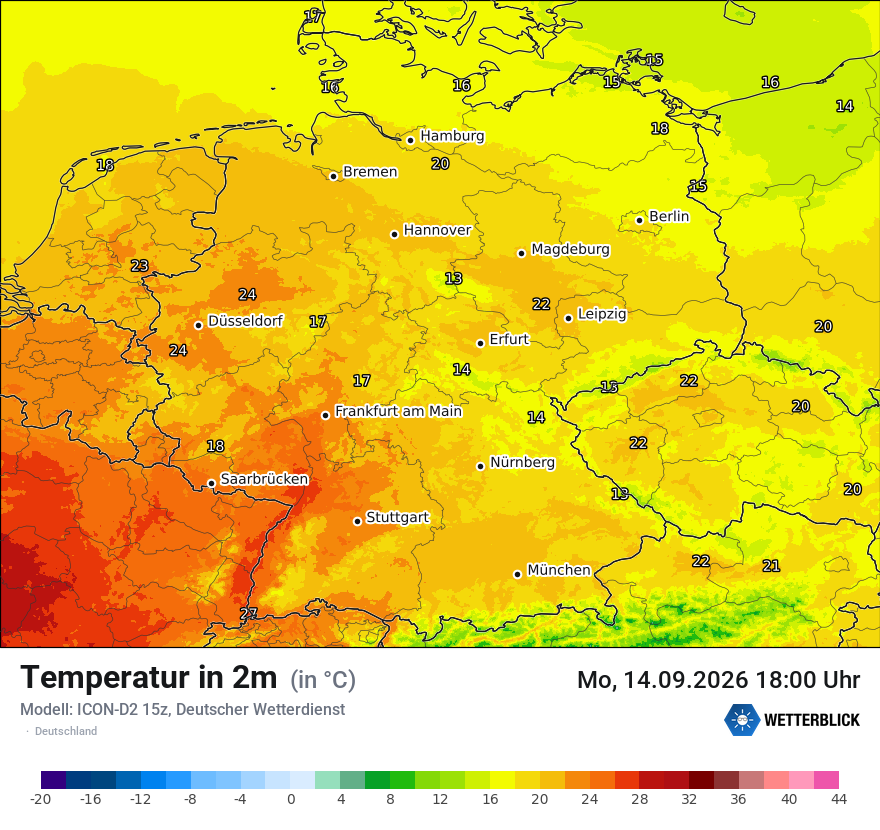 Wetterbild ICON-D2