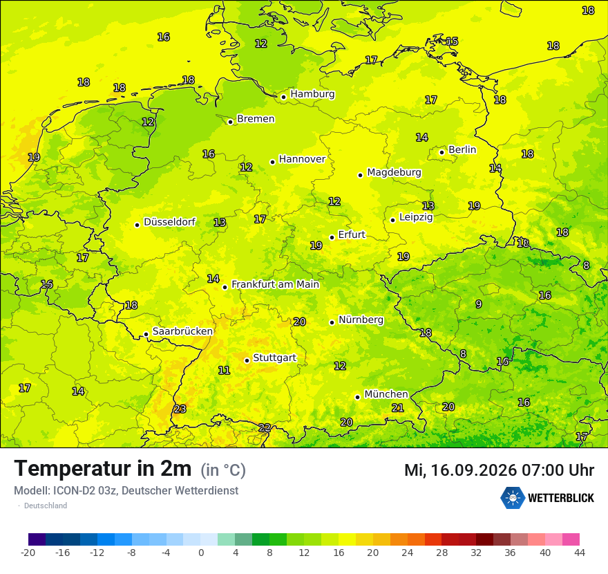 Wetterbild ICON-D2