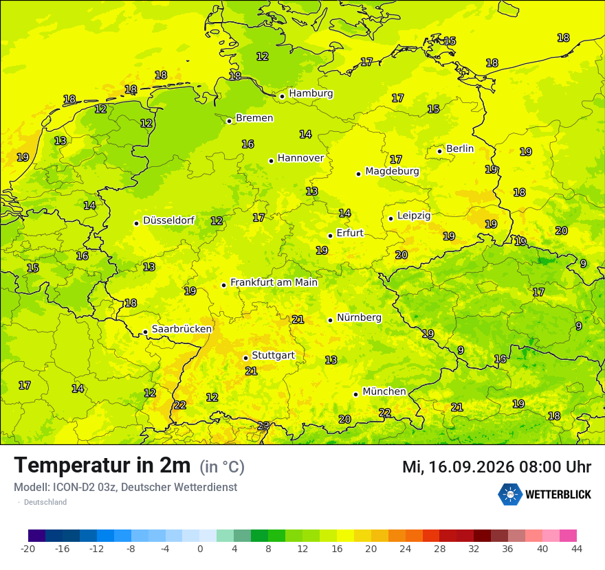 Wetterbild ICON-D2
