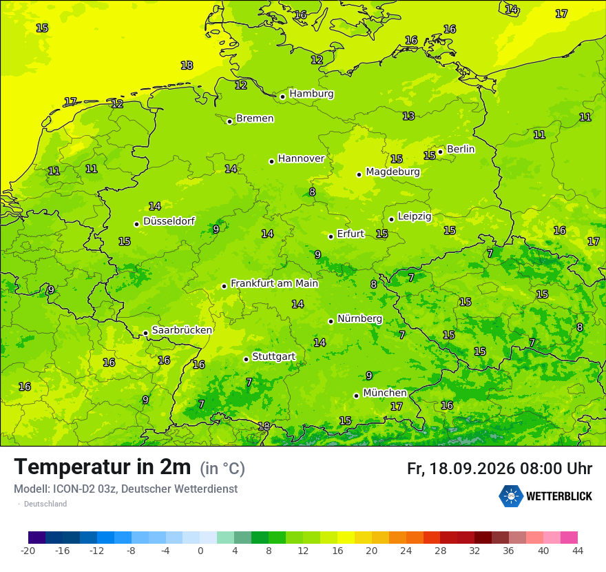 Wetterbild ICON-D2