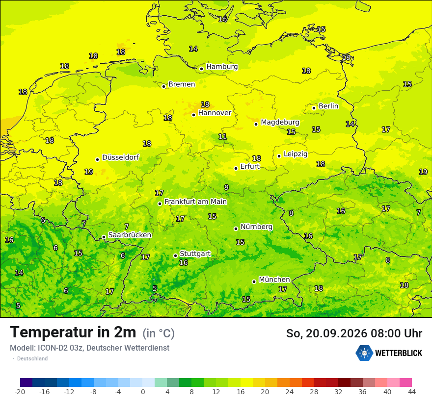 Wetterbild ICON-D2