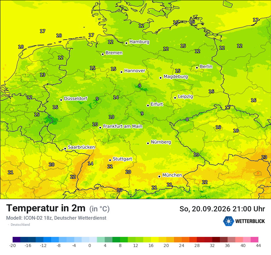 Wetterbild ICON-D2
