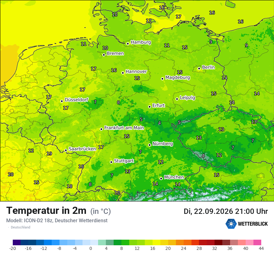 Wetterbild ICON-D2