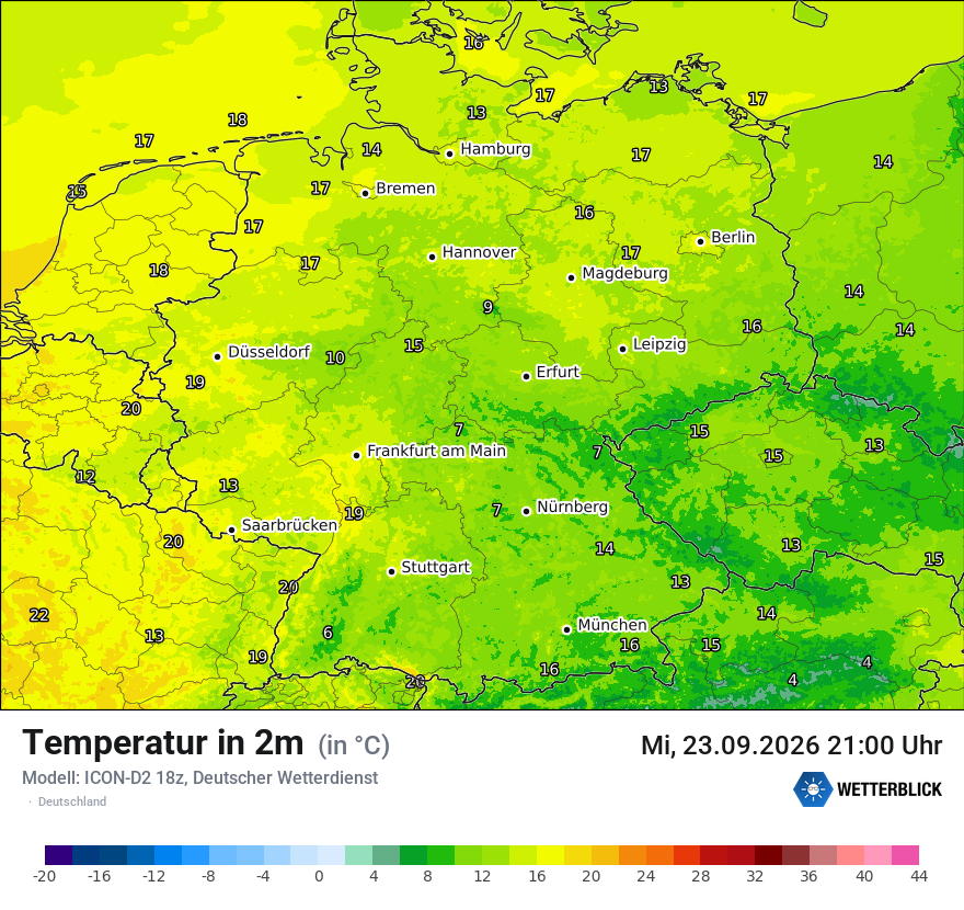 Wetterbild ICON-D2