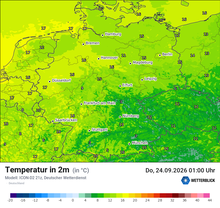 Wetterbild ICON-D2