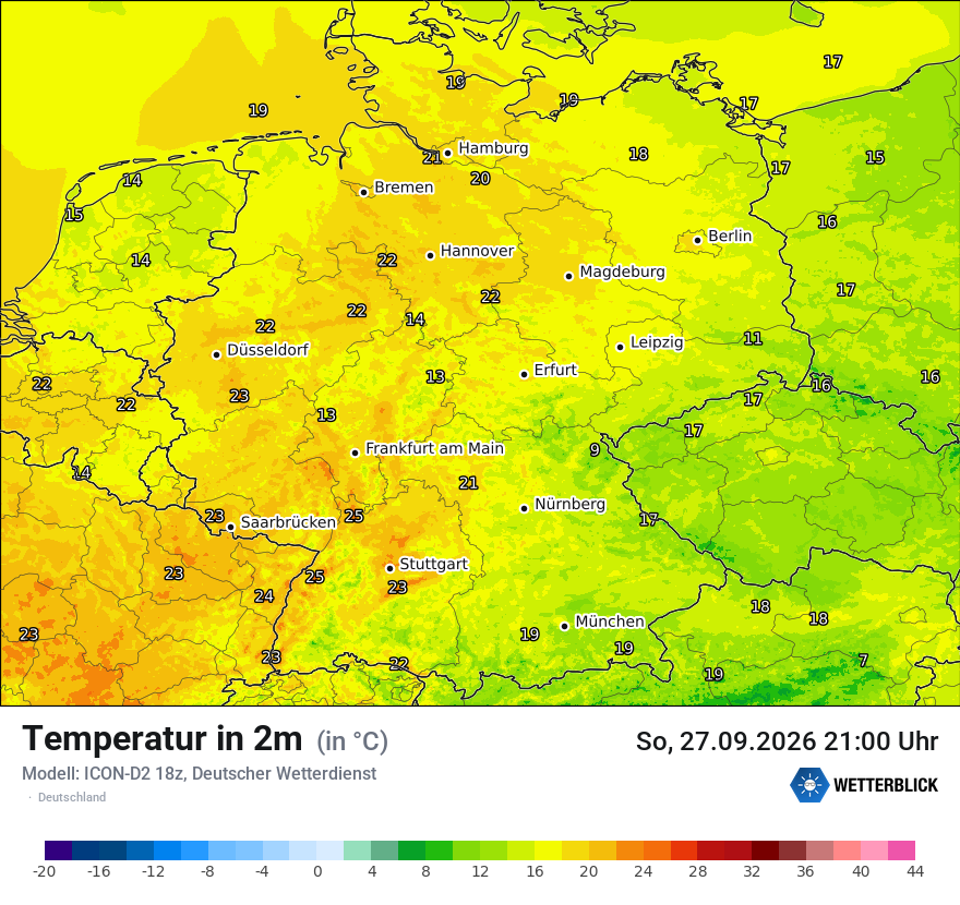 Wetterbild ICON-D2