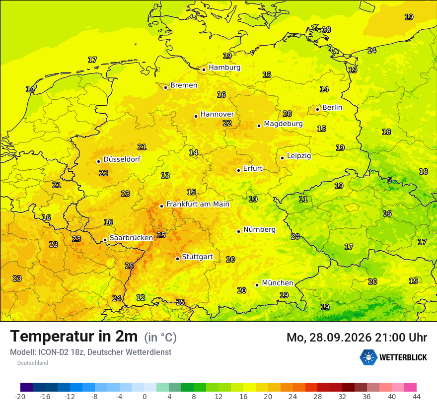 Wetterbild ICON-D2