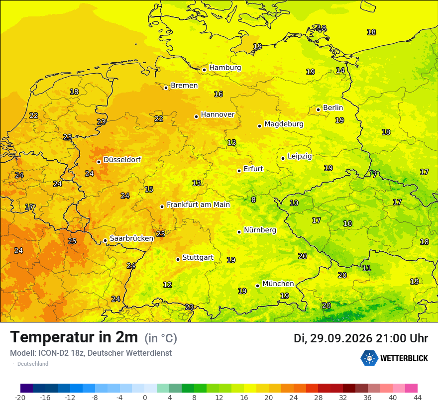 Wetterbild ICON-D2
