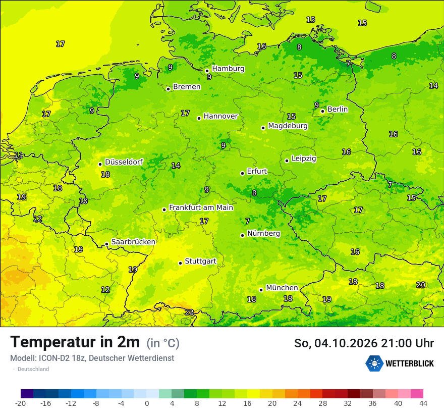 Wetterbild ICON-D2