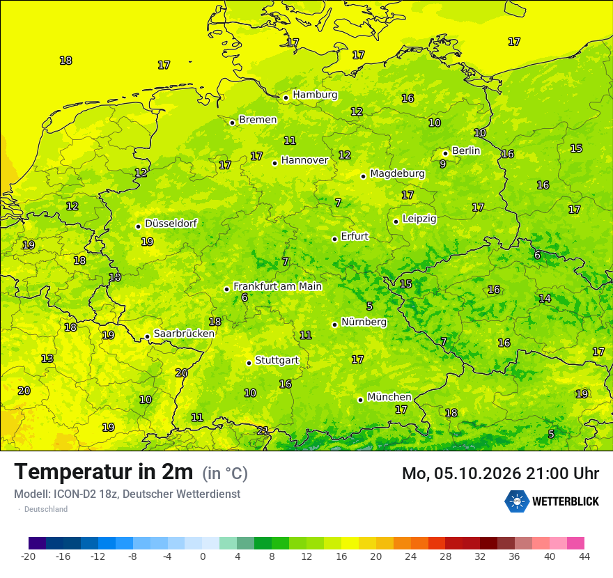 Wetterbild ICON-D2