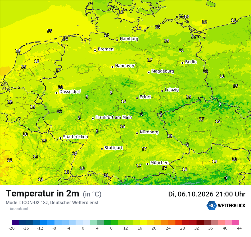 Wetterbild ICON-D2