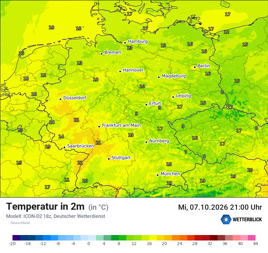 Wetterbild ICON-D2