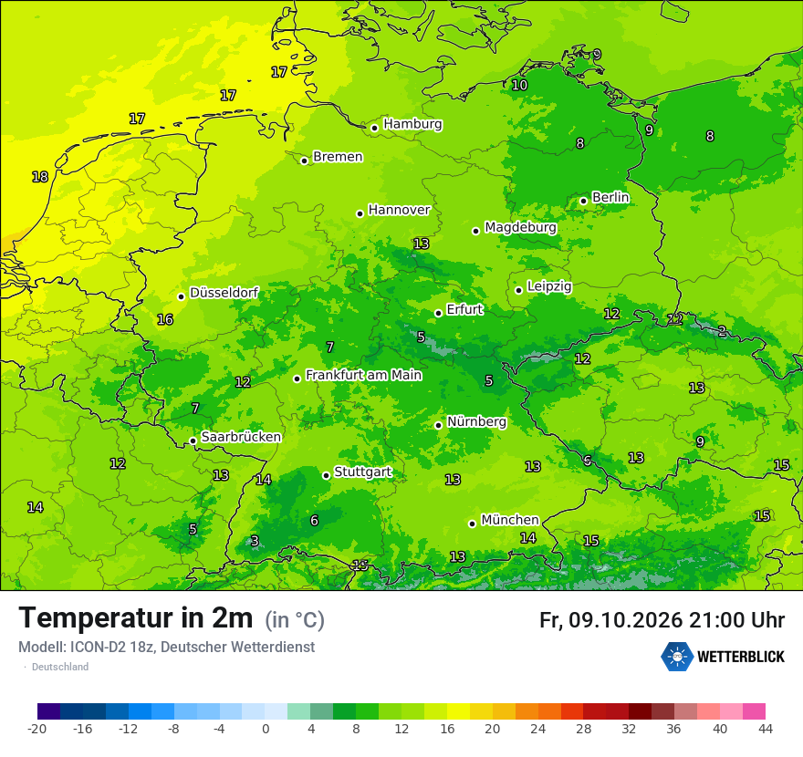 Wetterbild ICON-D2