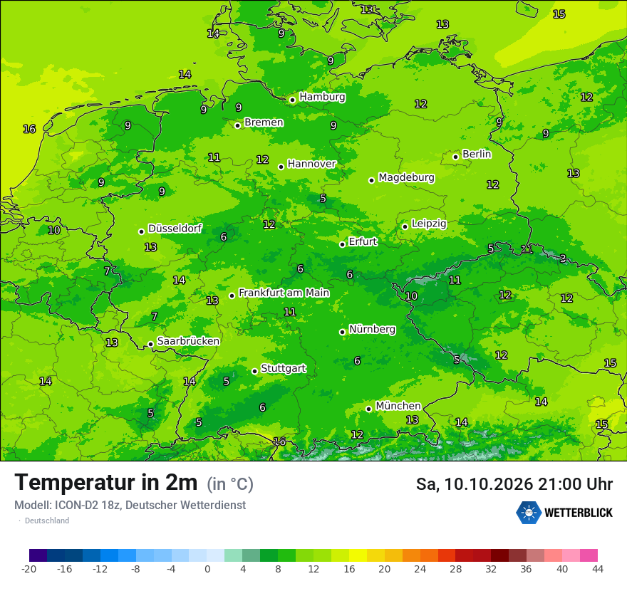 Wetterbild ICON-D2