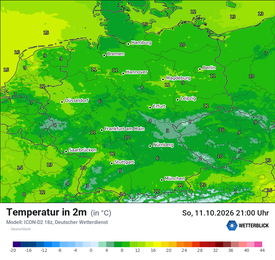 Wetterbild ICON-D2